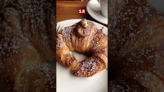 Croisant relleno de Crema de Avellanas 😋  De Li Cio so ❤️ Santa Gloria Café [upl. by Crispas]