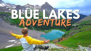 BLUE LAKES COLORADO  EPIC CAMPING [upl. by Suirtimid]