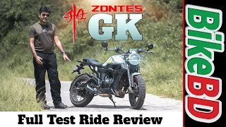 Zontes ZT155 GK Full Test Ride Review  Team BikeBD [upl. by Laris]