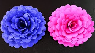 How to Make Easy and Simple Paper Flower  DIY Paper Crafts [upl. by Scopp675]