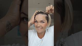 Two strand twist on short hair YouTubeCreatorCommunity kurzhaarfrisur hairstyle hairtutorial [upl. by Suivatra]