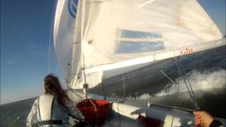 SB20 Sailing in 20 plus knots [upl. by Loss]