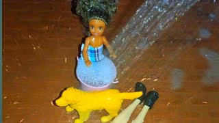 തടിയൻ203Barbie doll all day routine in indian village Barbie doll bedtime storyBarbies morning [upl. by Mikiso]