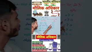 मौलिक अधिकार  Fundamental Rights samvidhan preambleofindianconstitution trendingshorts viral [upl. by Llenal178]