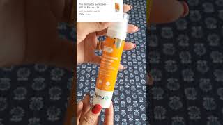 BEST SUNSCREEN DERMA CO 1HYALURONIC SUNSCREEN GELyt shorts ytshorts sunscreen hindi [upl. by Aenil5]