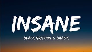 Black Grpyh0n amp Baasik Insane Lyrics Video [upl. by Xirtaeb963]