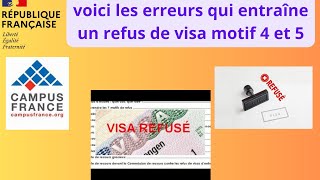 Campus France ne commets pas ses erreurs si tu veux avoir le visa étudiantMoneyMindset2597 [upl. by Emilee]