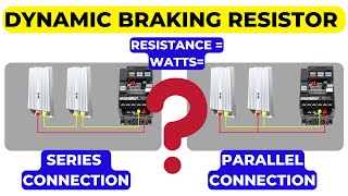 🔴Dynamic braking resistor series and parallel connection  braking resistor calculation  vfd wiring [upl. by Vikky687]