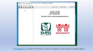 Contabilidad IMSSSUA 2021 ACTUALIZAR UMA Valor de INFONAVIT y PRIMA de RIESGO en el SUA 361 [upl. by Trenton]