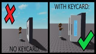 How to Unlock a Door with a Keycard Like in Jailbreak On Roblox Studio [upl. by Bonnes430]