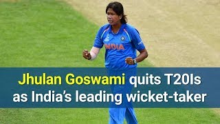 Jhulan Goswami quits T20Is as India’s leading wickettaker [upl. by Fates]