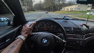 🔥CATLESS BMW E46 330CI M54 Morning POV CRUISE povdrive bmwe46 e46 [upl. by Danae931]