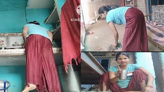 Aaj so me school join kar li hu kuy janapda Indian housewife Morning Routine [upl. by Masao]