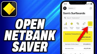 How To Open Netbank Saver In Commonwealth Bank 2024  Easy Fix [upl. by Ellan]