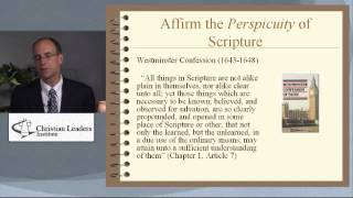 Reformed Biblical Hermeneutics  Part 2  The Necessity of Biblical Hermeneutics [upl. by Eannaj539]