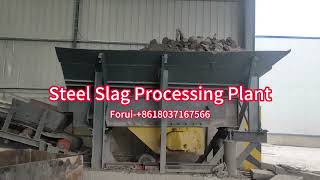 steel slag processing plant steel slag recycling plant [upl. by Hawk]