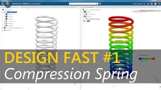 DesignFast1 Compression Spring [upl. by Ashly]