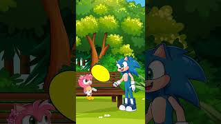 Sonic helps Army baby escape from Shin Sonics sharp teeth animationcartoon funny gametoons [upl. by Pen]