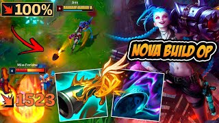 NOVA BUILD DA JINX DE LETALIDADE E CRÍTICO TÁ MUITO OP   LEAGUE OF LEGENDS [upl. by Belen]