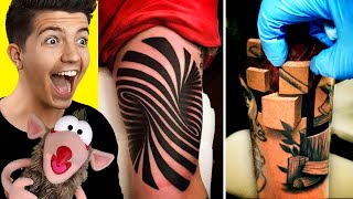 MIND BLOWING 3D Tattoos That Will Test Your Brain [upl. by Seema]