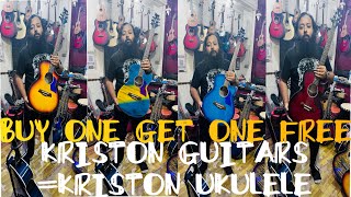 KRISTON GUITARS BUY 1 GUITAR GET 1UKULELE FREE8240659852NOISEFACTORYKOKLATACHEAPEST MUSICSHOP [upl. by Lathe]