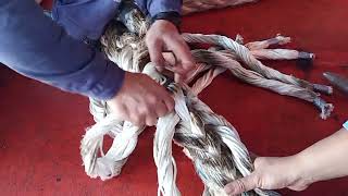 How to splice 12 strand Mooring Lines [upl. by Leuneb821]