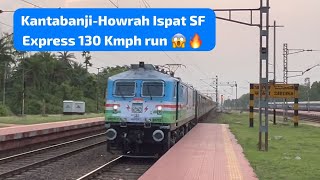 130 kmHr ISPAT SF Express with Very Special Nabadiganta LOCOMOTIVE 🔥 [upl. by Anal764]