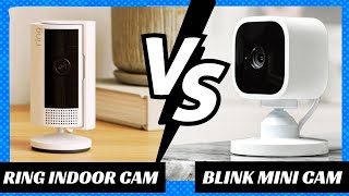 Ring Vs Blink Mini Indoor Cam  Which Security System is the Best [upl. by Otirecul]