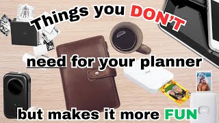 Planner Non Essentials  Tools for your Planner  Filofax for Fun [upl. by Nyloc]