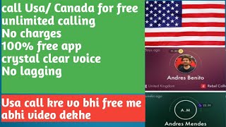 How to call USA for free  Call USA for free without any Charges  Rebtel App [upl. by Oiligriv]