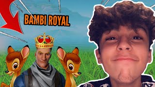 JE DEVIENS LE ROI DES BAMBIS SUR FORTNITE  😂🔥 [upl. by Sailesh]