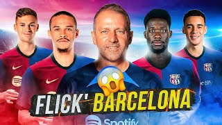 HANSI FLICK BARCELONA will be INSANE 🔥 Transfers  Tactics  Perspectives [upl. by Doi920]