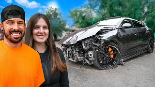 COMPRÉ UN LAMBORGHINI URUS DESTRUIDO PARA MI NOVIA [upl. by Crellen]