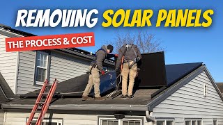 Roof Repairs with Solar Panels This is the Cost and Process of Solar Panel Removal amp Reinstallation [upl. by Adnwahsar]