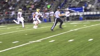 PA PREPS  Bishop McDevitts Matt Geiger TD run vs SteelHigh 9615 [upl. by Gadmann]