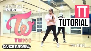 Mirrored TWICE 트와이스  TT 티티  FULL Dance Tutorial [upl. by Heshum]