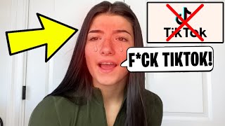 Charli Damelio Reacts To TIKTOK GETTING BANNED [upl. by Acinnor]