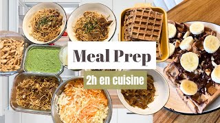 Meal prep  2h en cuisine pour me simplifier la vie et économiser de largent [upl. by Butta]