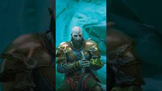 Kratos smirks godofwarragnarok godofwar gaming kratos [upl. by Enilasor]