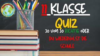 11 Klasse Quiz Teste dein Wissen in Biologie Chemie und Physik 🧬⚗️ [upl. by Asirral]