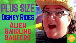 Alien Swirling Saucers Review  Plus Size Disney Rides  Toy Story Land  2018 [upl. by Yclek968]