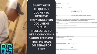 BIMMY WHY DID YOU GO TO THE COURT CLERK FOR TROY DOCUMENTS BUT NEGLECTED TO REQUEST THE AFFIDAVIT [upl. by Hokanson]