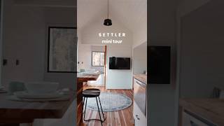 Mini tour with the Settler tinyhouse dreamhome australia home offgrid airbnb tinyhome tour [upl. by Innaig]