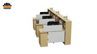 Open office desk 010 by MAIMO [upl. by Rosene594]