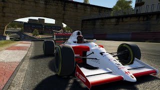 Assetto Corsa F1 1990 RSS 90 V12 at Reservoir GP K Räikkönen livery hotlap [upl. by Crist]