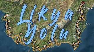 Likya Yolu Rehberi Yürüyüş Etapları ve Harita [upl. by Nomad]