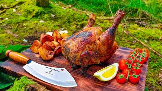 🔥Whole Chicken Prepared in the Forest🔥 Relaxing Cooking [upl. by Maida529]