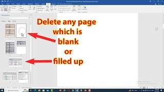 How to delete blank page in word 2010 2016 2013 2022 [upl. by Miki]