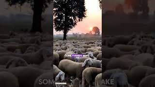 Sheep dipping 😱 factshorts funfacts shorts trendingshorts viralreels science [upl. by Dnomyad]