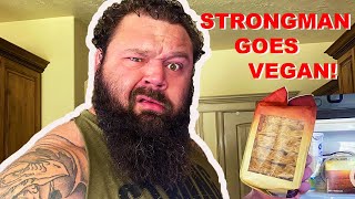 Strongman Goes Vegan For The Day With Robert Oberst [upl. by Hanikahs]